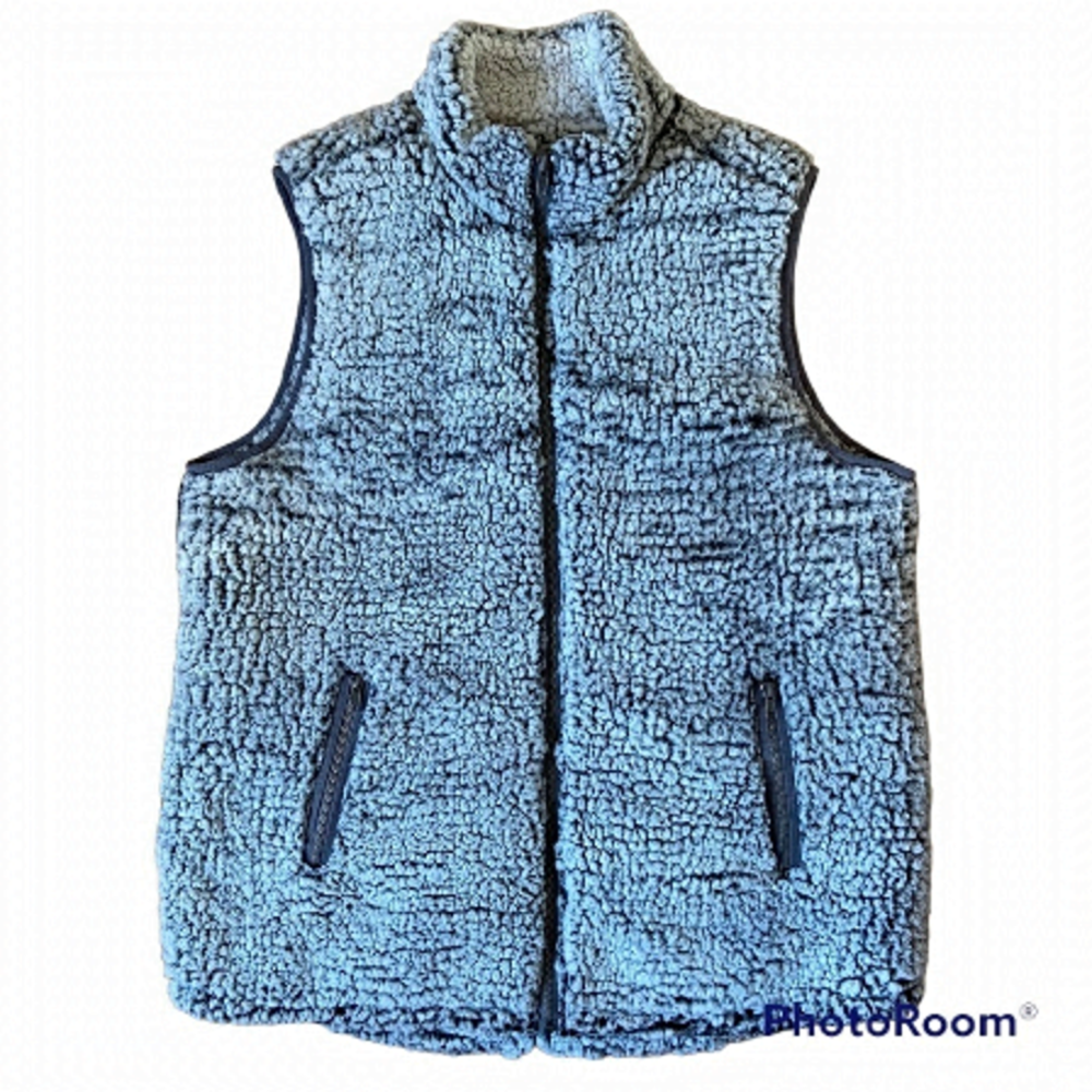 Thread & Supply Cozy Sherpa Plush Teddy Vest Size Xl